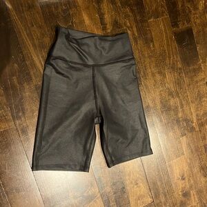 NWT Abercrombie & Fitch Shiny Biker Shorts